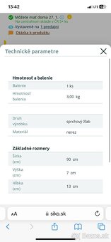Sprchovy žľab 90cm - 2