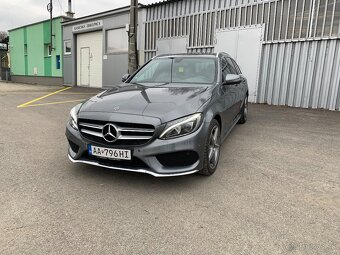 Mercedes C 200d AMG, LED, r.2017, 141tis. km - 2