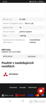 Paka riadenia pajero 1 - 2