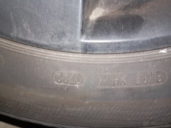 Predám Letné pneu na diskoch 205/55R16 - 2