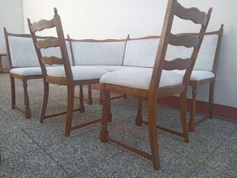 Jedálenský kút, lavica + 2 stoličky - 2