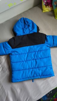 Zimná zateplená bunda, vetrovka veľ. 110 - 2