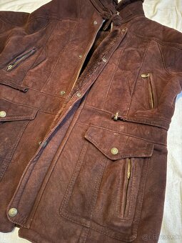 Pánsky zimný ovčí kožuch +čiapka,výhodná cena - 2