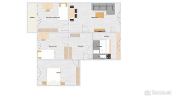 4 izbový byt - Košice terasa - 2