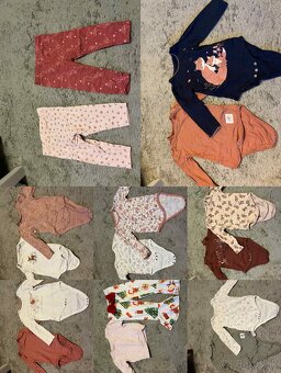 Predám balík oblečenia pre dievčatko veľkosť 80 - 9-12 mes. - 2