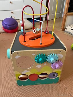 Janod drevená didaktická kocka s labyrintom - 2