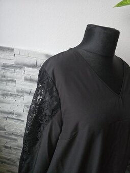 Spoločenské čierne šaty 2XL - 2