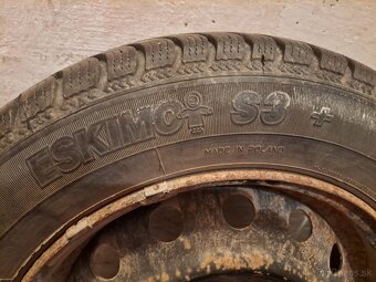 4 zimné gumy na diskoch na Peugeot 206 - 2