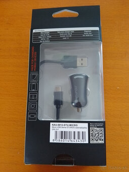 Nabíjačka na mobil do auta 2v1 - 2