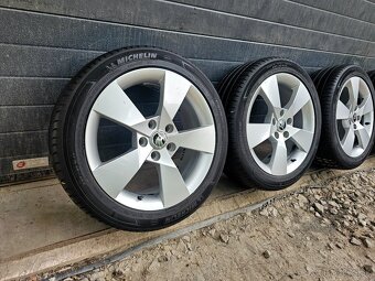 ŠKODA DENOM 5x112+Letné Michelin 225/45 R17 - 2