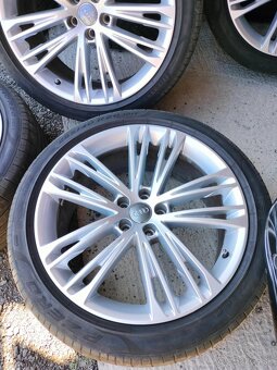 4ks alu disky orig. Audi 5x112 R20 pneu 255/45 r20 - 2
