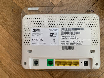 Predám wi-fi router ZTE ZXV10 H201L - 2