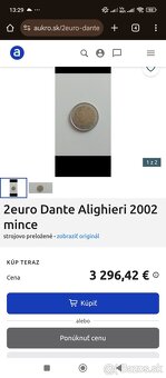 2 euro Dante Alighieri 2002 - 2