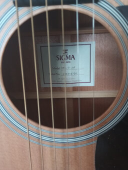 Znížená cena.Predám akustickú gitaru SIGMA DMC-ST-WF - 2