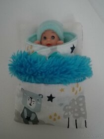 Fusaky a perinky pre Barbie bábätká (7-8 cm) - 2