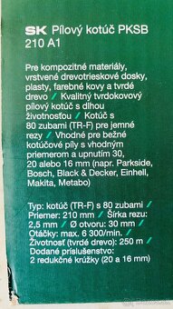 Predám pílové kotúče 210 mm - 2