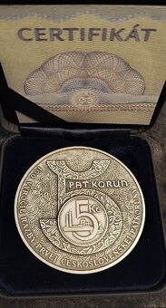Strieborná medaila 5 Kč - 2