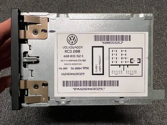 Rádio VW RCD200 - 2
