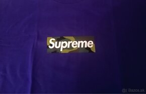 Supreme Purple Box Logo Tee - 2