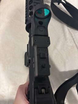 Delta Armory airsoft zbraň M4 CQB-R Charlie Čierna - 2