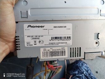 Predam rádió Pioneer cd aux usb - 2