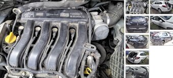 Renault Megane 1.6 2011 predám MOTOR K4M R8, MOTOR K4MR8 - 2