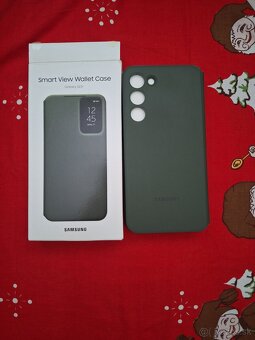 Obal knizkovy originál na Samsung S23 + zelený - 2