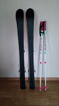 Detské/ juniorske lyže BLIZARD 120 cm+ lyžiarky +palice - 2