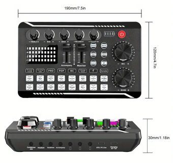 Sound Audio Mixer - Zvuk karta a audio rozhranie s efektami - 2