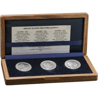 Strieborné mince Gulden - Zlatník / 300 kusov - 2