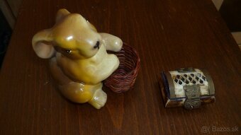 držiak ceruziek - keramický zajac; šperkovnica-šperkovnička - 2