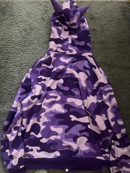 Kanto Starter Gengar Hoodie Camo Purple - M - 2