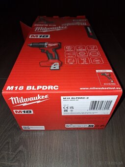 AKU priklepovy skrutkovac Milwaukee M18BLPDRC - 2
