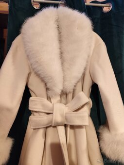 Nový dámsky vlnený kabát - 2