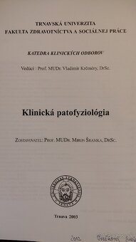 Klinická patofyziologia. - 2