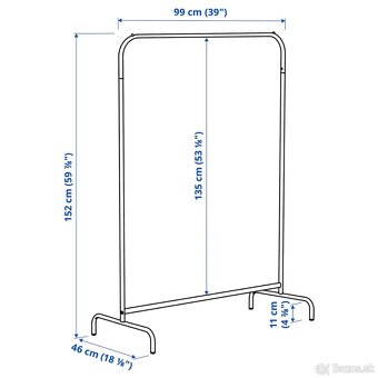 Vešiak na oblečenie MULIG Ikea - 2