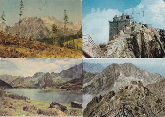 Vysoké Tatry - farebné pohľadnice VF - 2