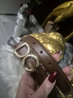 Dolce & Gabbana opasok hnedý - 2