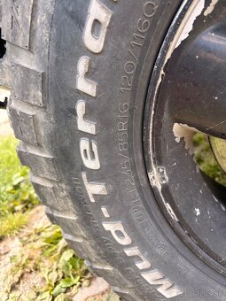 Offroad pneu s diskami R16 navara - 2