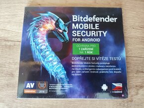 Bitdefender Mobile Security for Android- nová / nerozbalená - 2