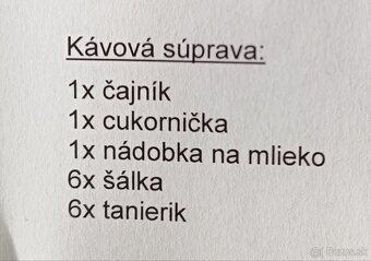 Kávová súprava - 2