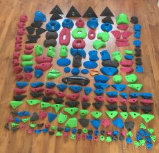 Nové lezecké chyty THEREX Boulder set - 192 kusů - 2