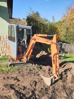 Hitachi ex15 minibager, bager - 2