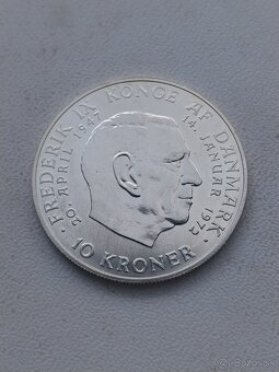 Strieborne mince Holandska a Danska - 2