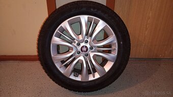 Alu disky Fiat, 5x98, R16+zimné pneu (originál Fiat MOPAR) - 2
