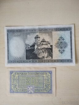 predám staré bankovky za 30 € za kus - 2