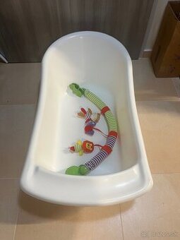 Detská vanička + dojč.vankúš + hracie deky a hrazdička - 2