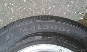 Letné pneumatiky Matador 155/80 r13 na diskoch Fabia1 - 2