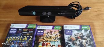 Kinect (xbox360)+3x hra - 2
