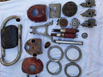 Jawa 175 ČZ - 250 náhradné diely, maska,vidlica,hlava - 2